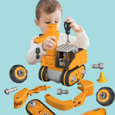 Set Construir-y-Jugar | Construcción Creativa para Niños - Juguete Educativo de Construcción con Taladro